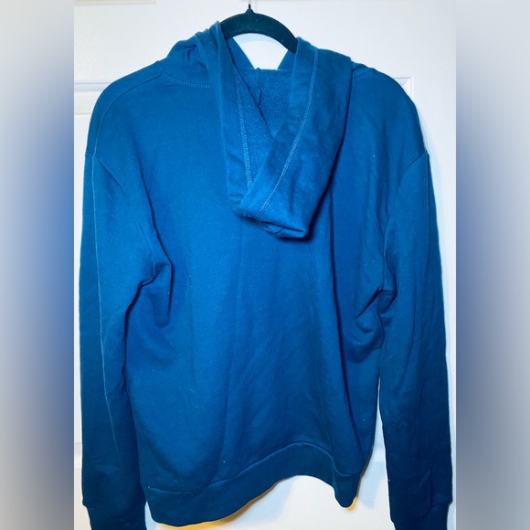Aeropostale Hoodie Navy Blue Sweatshirt Pullover Kangaroo Pockets, L - Picture 2 of 3